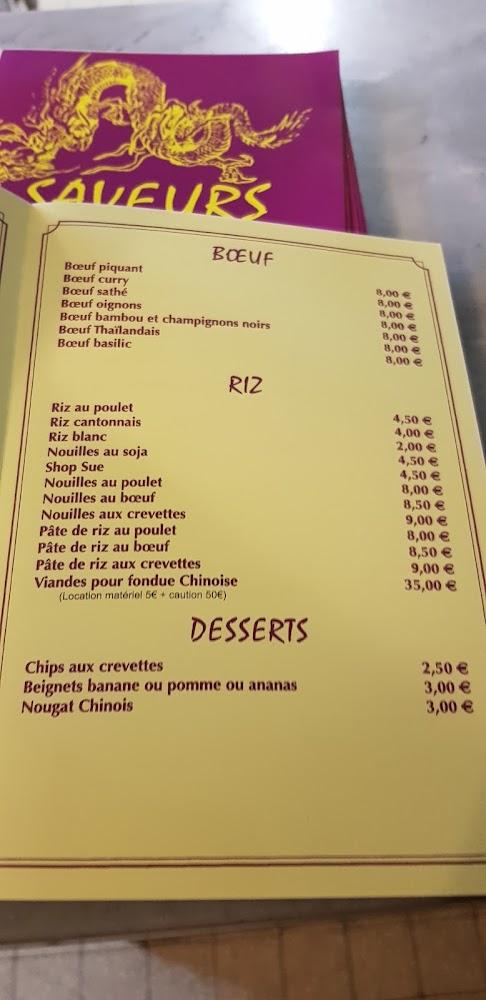 Saveurs d'Asie - Menu Image 3
