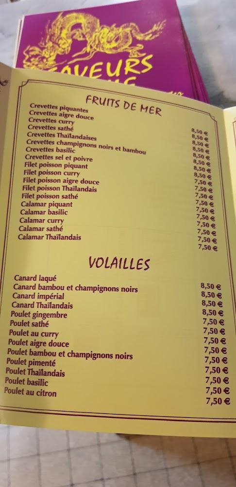 Saveurs d'Asie - Menu Image 4